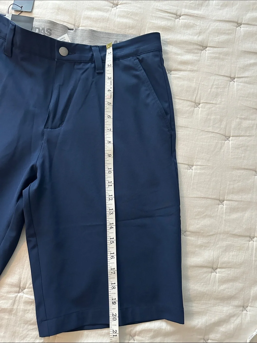 adidas Ultimate 365 Men’s Navy Flat-Front Performance Shorts